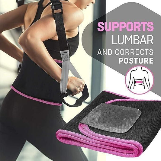 MALAN Adjustable Waist Trimmer Belt for Men & Women | Lightweight Sweat Belt with Latex-Free Neoprene for Gym & Daily Use